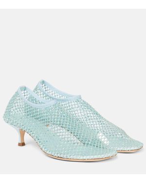 Christopher Esber Pumps Minette Aus Mesh Mit Kristallen - Blau