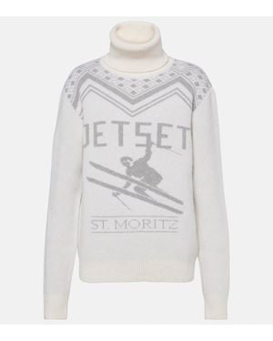 Jet Set Skipullover Aus Wolle - Grau