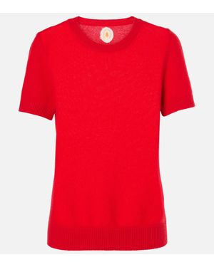 Jardin Des Orangers Cashmere Top - Red