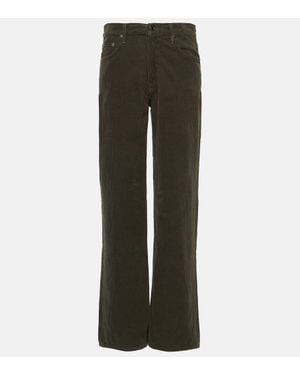Agolde Pantaloni Regular Harper - Grigio