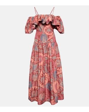 Ulla Johnson Maxikleid Izra - Rot