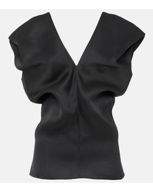 KHAITE Ami Top - Black
