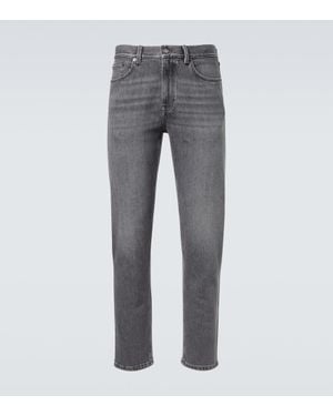 ZEGNA Mid-Rise Slim Jeans - Grau