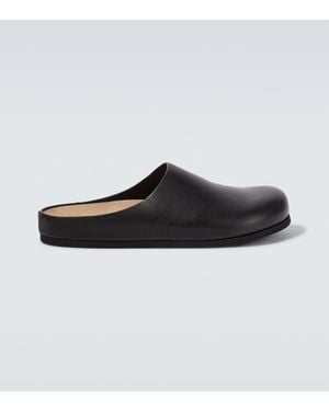 Common Projects Clogs Aus Leder - Schwarz