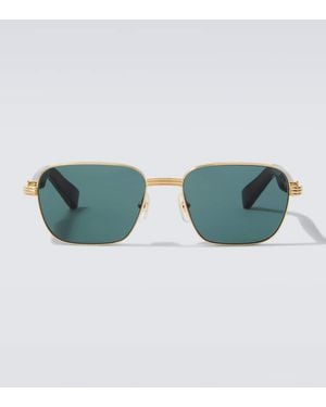 Cartier Premiere De Cartier Rectangular Sunglasses - Blue