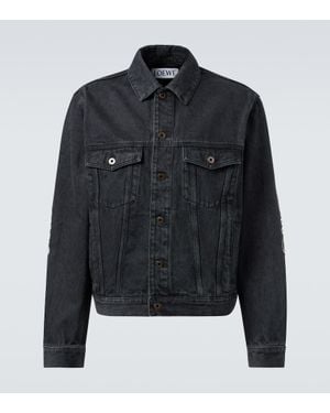 Loewe Anagram Denim Jacket - Blue
