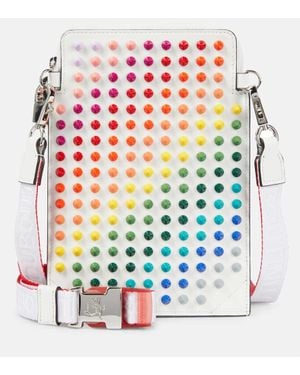 Christian Louboutin Bolso Cruzado Loubilab Phone Pouch - Blanco