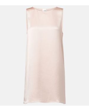 Leset Robe Barb En Satin - Rose