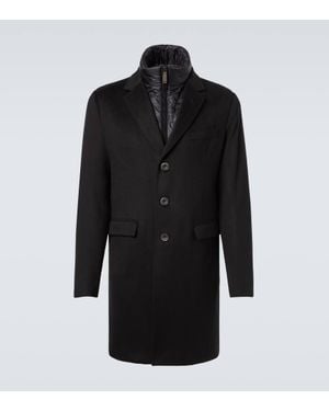 Herno Mantel Aus Kaschmir - Schwarz
