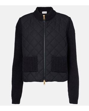 Moncler Cotton Cardigan - Black