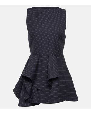 JW Anderson Top Aus Einem Wollgemisch - Blau