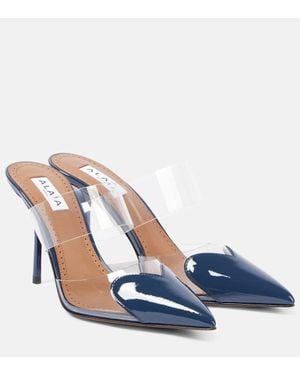 Alaïa Mule Le Caur - Blu