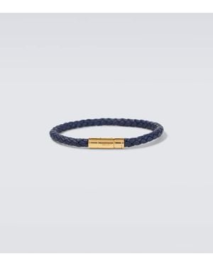 Tom Ford Armband Aus Leder - Blau