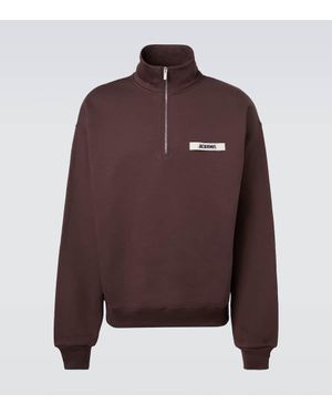 Jacquemus Sweatshirt Gros Grain Aus Baumwolle - Braun