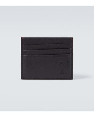 Brunello Cucinelli Kartenetui Aus Leder - Schwarz