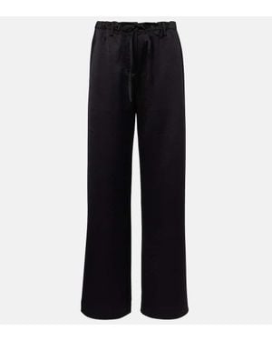 Proenza Schouler Label Weite Hose Magnus Aus Crepe - Blau