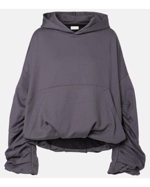 Dries Van Noten Hannett Cotton Hoodie - Grey