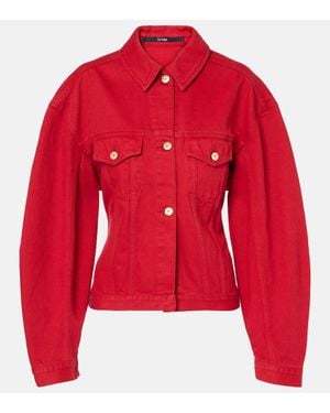 Jacquemus La Veste Le De-Nimes - Red