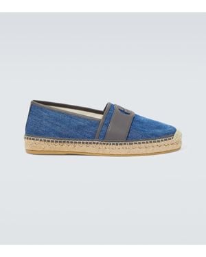 Gucci Espadrilles GG aus Denim - Blau