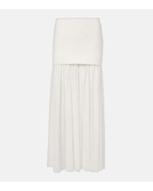 Proenza Schouler Maxirock Paige Aus Chiffon - Weiß