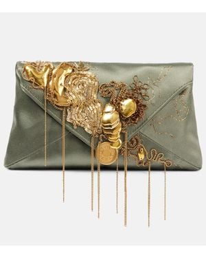 Dries Van Noten Borsa A Spalla - Metallizzato