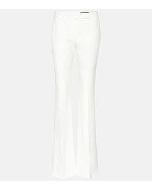 McQueen Pantaloni Flared - Bianco