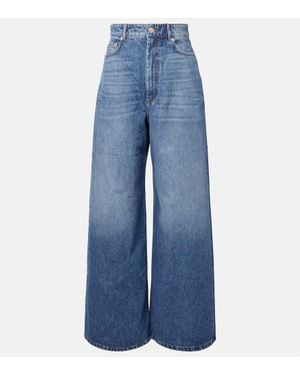 Sportmax Jeans Procida A Gamba Larga E Vita Media - Blu
