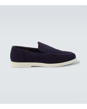 Frescobol Carioca Miguel Suede Loafers - Blue