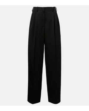 Givenchy Pantalon Ample En Laine - Noir