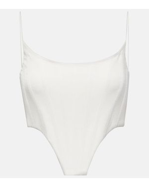 Alex Perry Bustier - Bianco