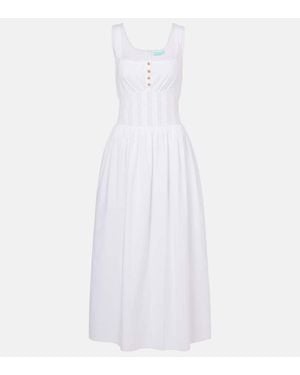 Melissa Odabash Maxikleid Eden Aus Baumwolle - Weiß