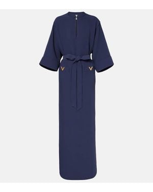 Valentino Cady Couture Vgold Gown - Blue