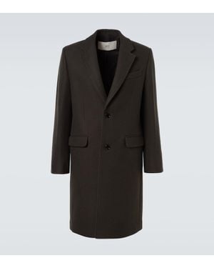 Ami Paris Mantel Aus Schurwolle - Schwarz