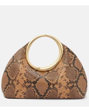 Jacquemus Le Petit Calino Mini Leather Tote Bag in Pink | Lyst