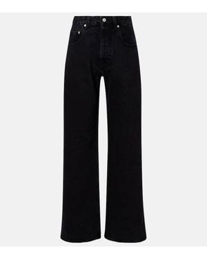 Jacquemus De-Nimes Wide-Leg Jeans - Black
