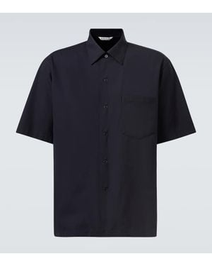AURALEE Wool Shirt - Blue