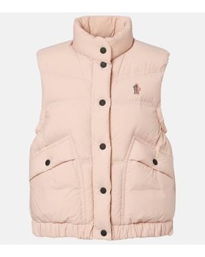 Moncler Veste Doudoune Sans Manches Baise - Rose