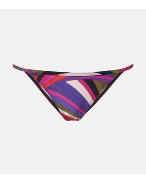 PUCCI Bedrucktes Bikini-Hoeschen Iride - Lila