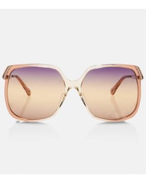 Chloé Oversize-Sonnenbrille - Pink