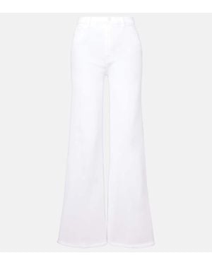 7 For All Mankind High-Rise Wide-Leg Jeans Jo - Weiß