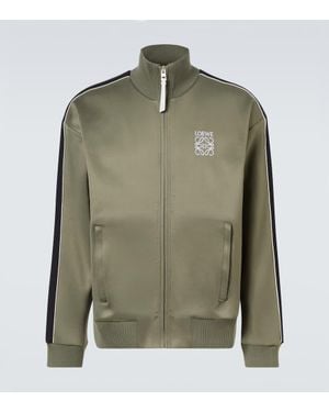 Loewe Anagram Jersey Track Jacket - Green