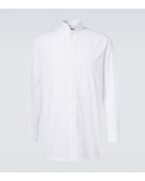 Loro Piana Cotton Tuxedo Shirt - White