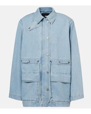 ROTATE BIRGER CHRISTENSEN Denim Jacket - Blue