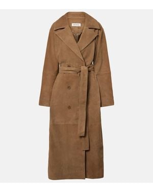 Rohe Suede Wrap Coat - Natural