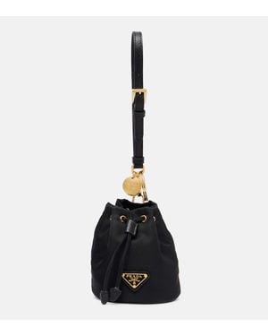 Prada Taschenanhaenger Aus Re-Nylon - Schwarz