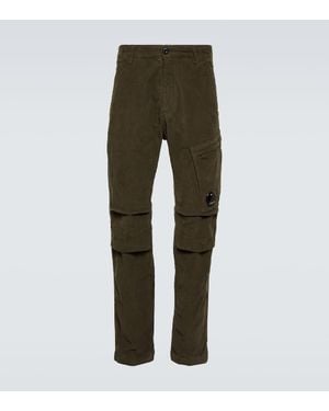 C.P. Company Corduroy Straight Pants - Green