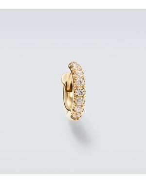 Spinelli Kilcollin Micro Hoop Mini 18Kt Single Earring With Diamonds - White