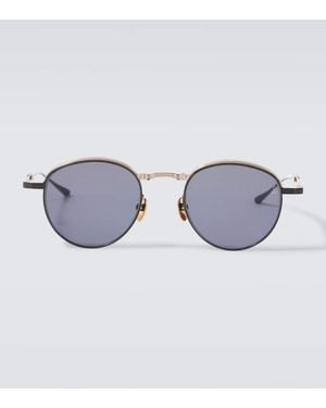 Jacques Marie Mage Runde Sonnenbrille Archibald - Blau