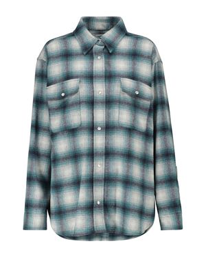 Isabel Marant Isabel Marant, Etoile Marcelia Checked Flannel Shirt - Blue