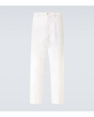 Brunello Cucinelli Pantaloni Chino - Bianco